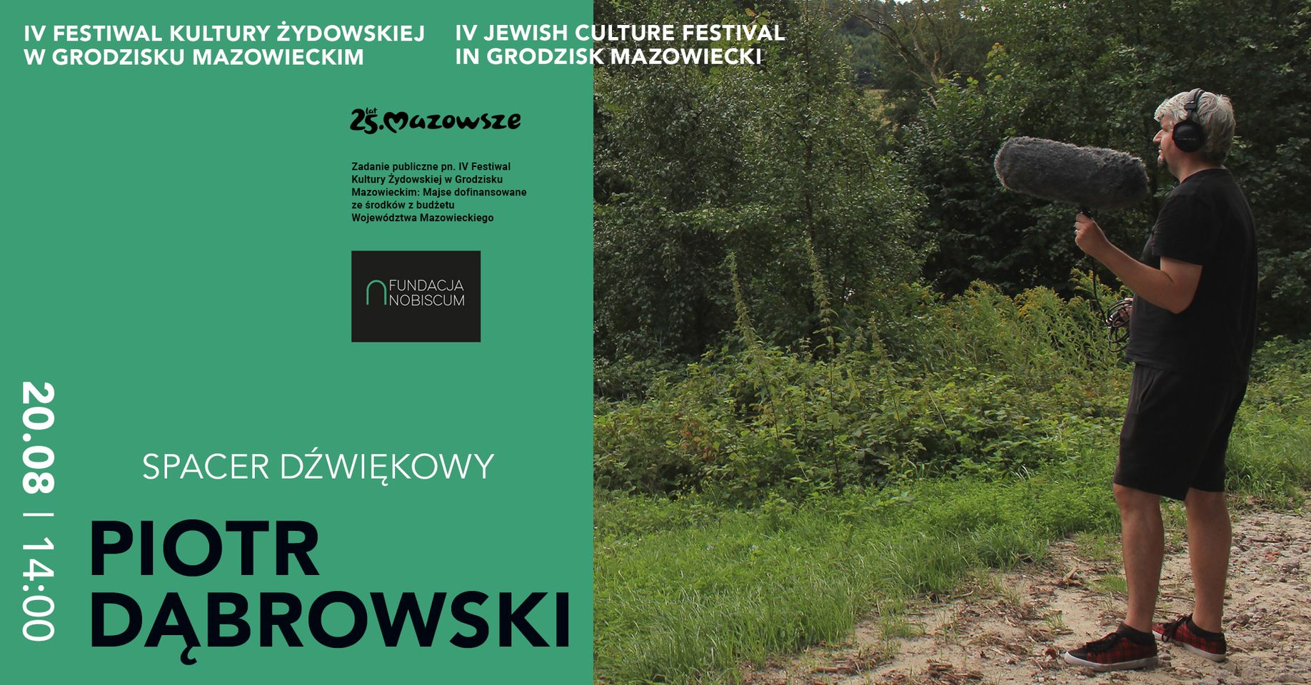 Spacer dźwiękowy w ramach Festiwalu Kultury Żydowskiej w Grodzisku Mazowieckim